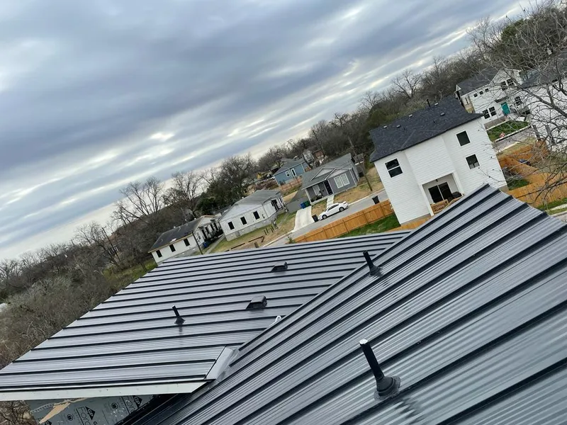 Standing seam metal roof panels with vents for Skylight Repair in Landover